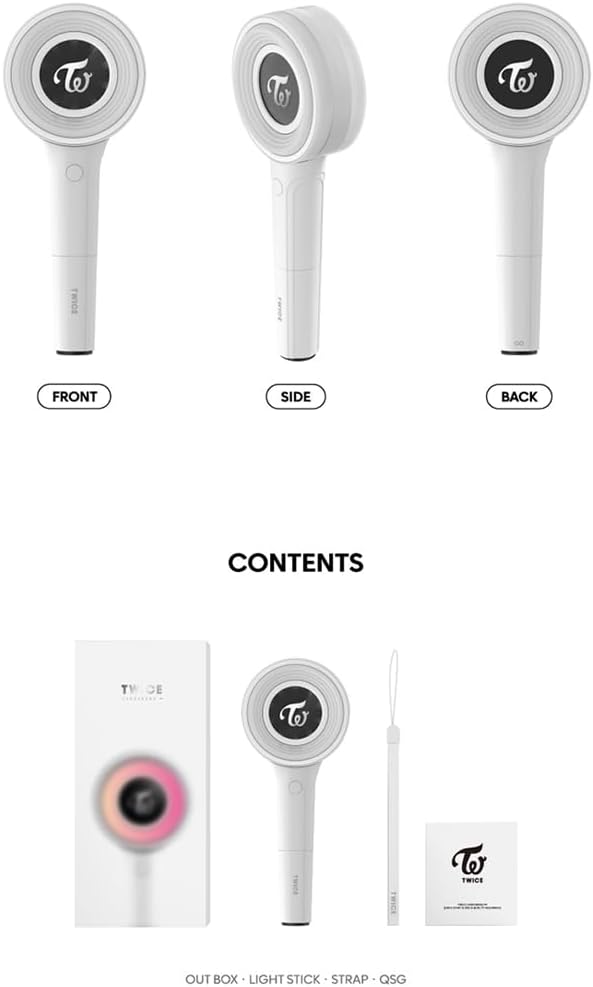 TWICE CANDYBONG ∞ Official Light Stick, K-Pop Concert Fan Light Stick Collectible Merchandise