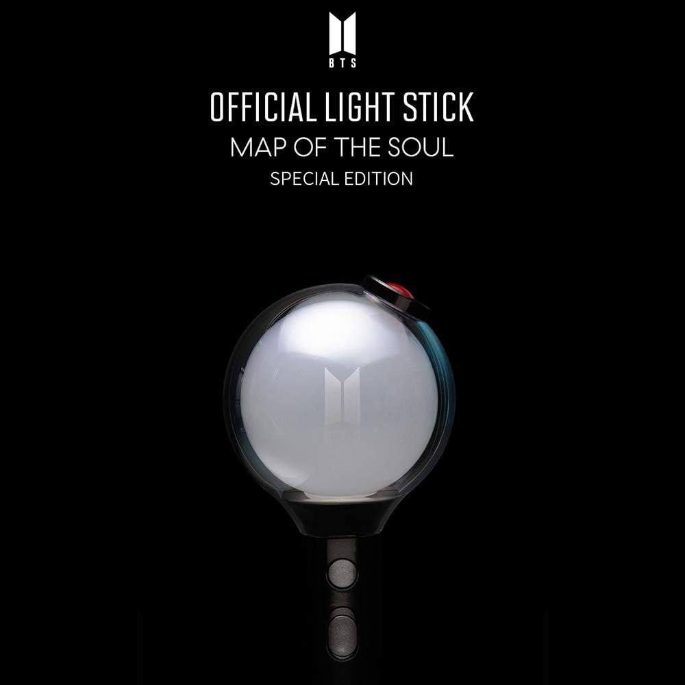 BTS Official Light Stick Map of the Soul Special Edition with Transparent Photocard, K-Pop Fan Collectible