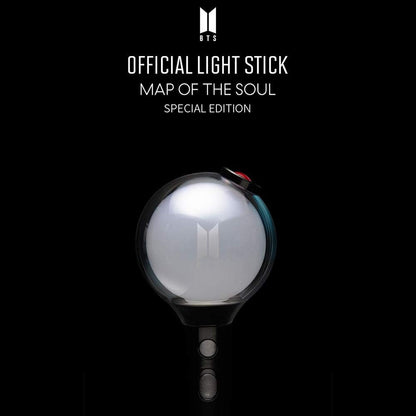 BTS Official Light Stick Map of the Soul Special Edition with Transparent Photocard, K-Pop Fan Collectible