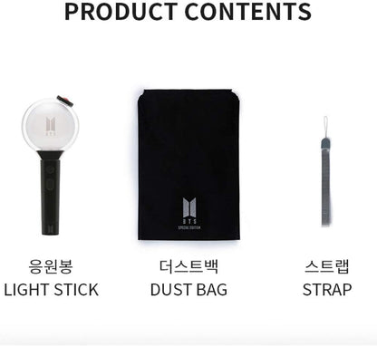 BTS Official Light Stick Map of the Soul Special Edition with Transparent Photocard, K-Pop Fan Collectible