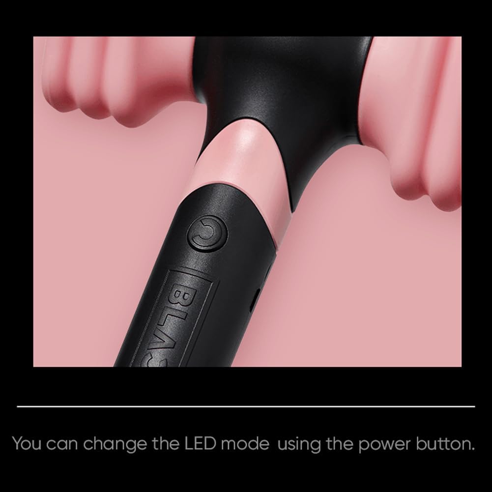 BLACKPINK Official Light Stick Ver.2 with Bluetooth App Control, Color-Changing LED K-Pop Concert Fan Merchandise
