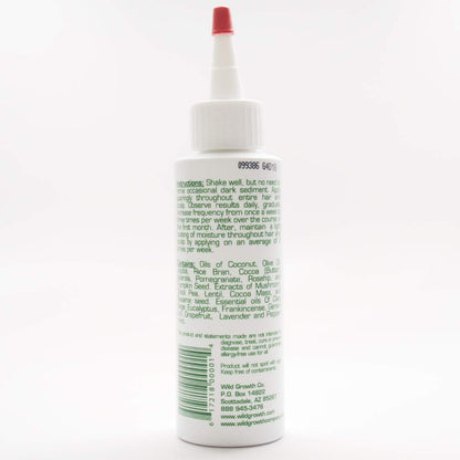 Wild Growth Hair Oil, Concentrated Hair Growth Treatment for Thicker & Longer Hair, Softens and Detangles, 4 Oz