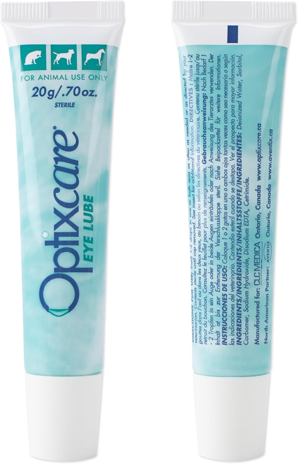 2 Pack Eye Lube, 20 Gram Tube, Pet Eye Hydration for Dogs, Cats, & Horses, 2 Tubes (Copy) (Copy)