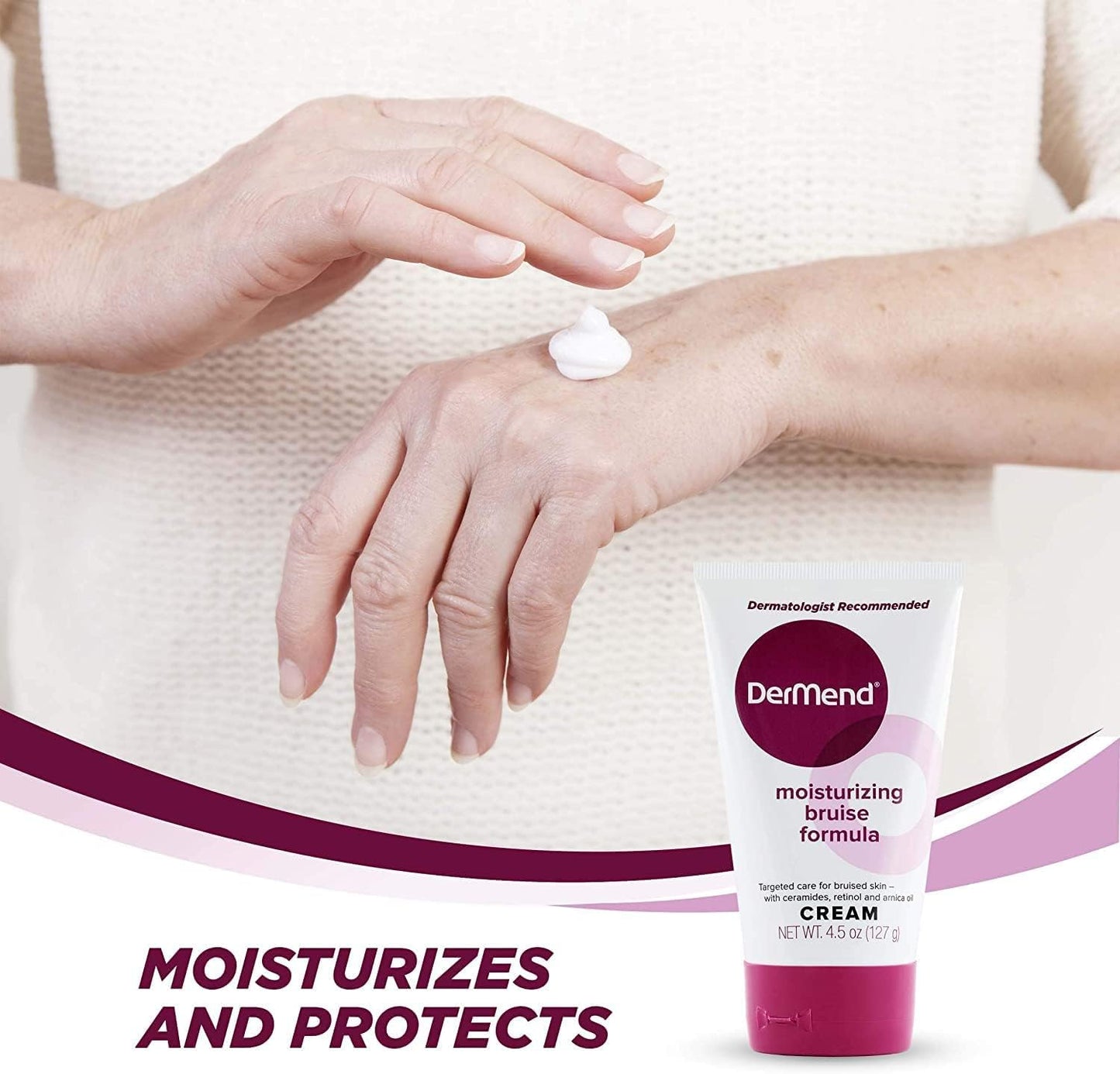 DerMend Moisturizing Bruise Formula Cream 4.50 oz (Pack of 1)
