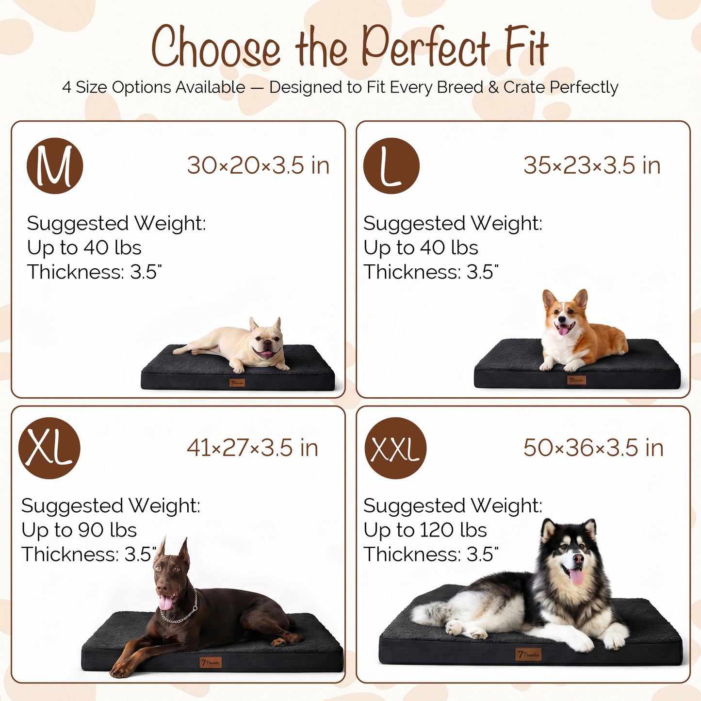 Orthopedic Egg Crate Dog Bed