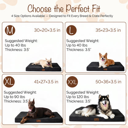Orthopedic Egg Crate Dog Bed