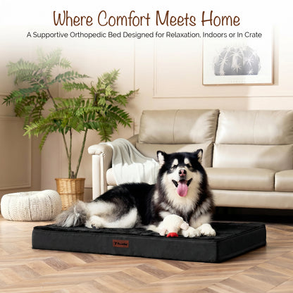 Orthopedic Egg Crate Dog Bed
