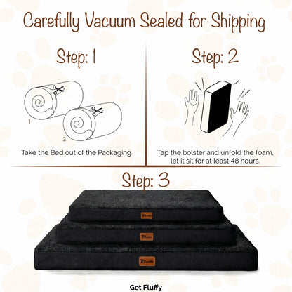 Orthopedic Egg Crate Dog Bed