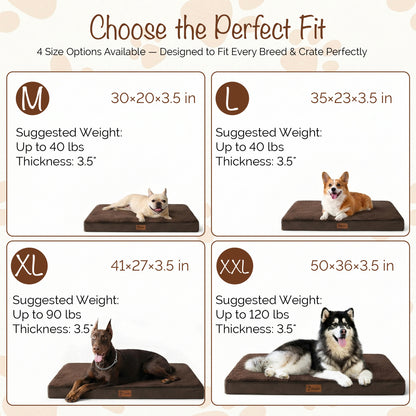 Orthopedic Egg Crate Dog Bed