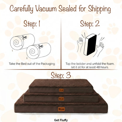 Orthopedic Egg Crate Dog Bed