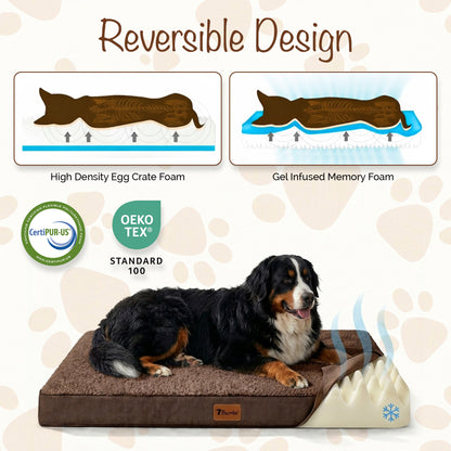 Orthopedic Egg Crate Dog Bed