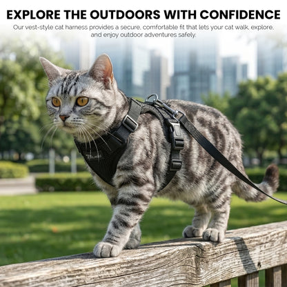 Escape-Proof Cat Harness Set