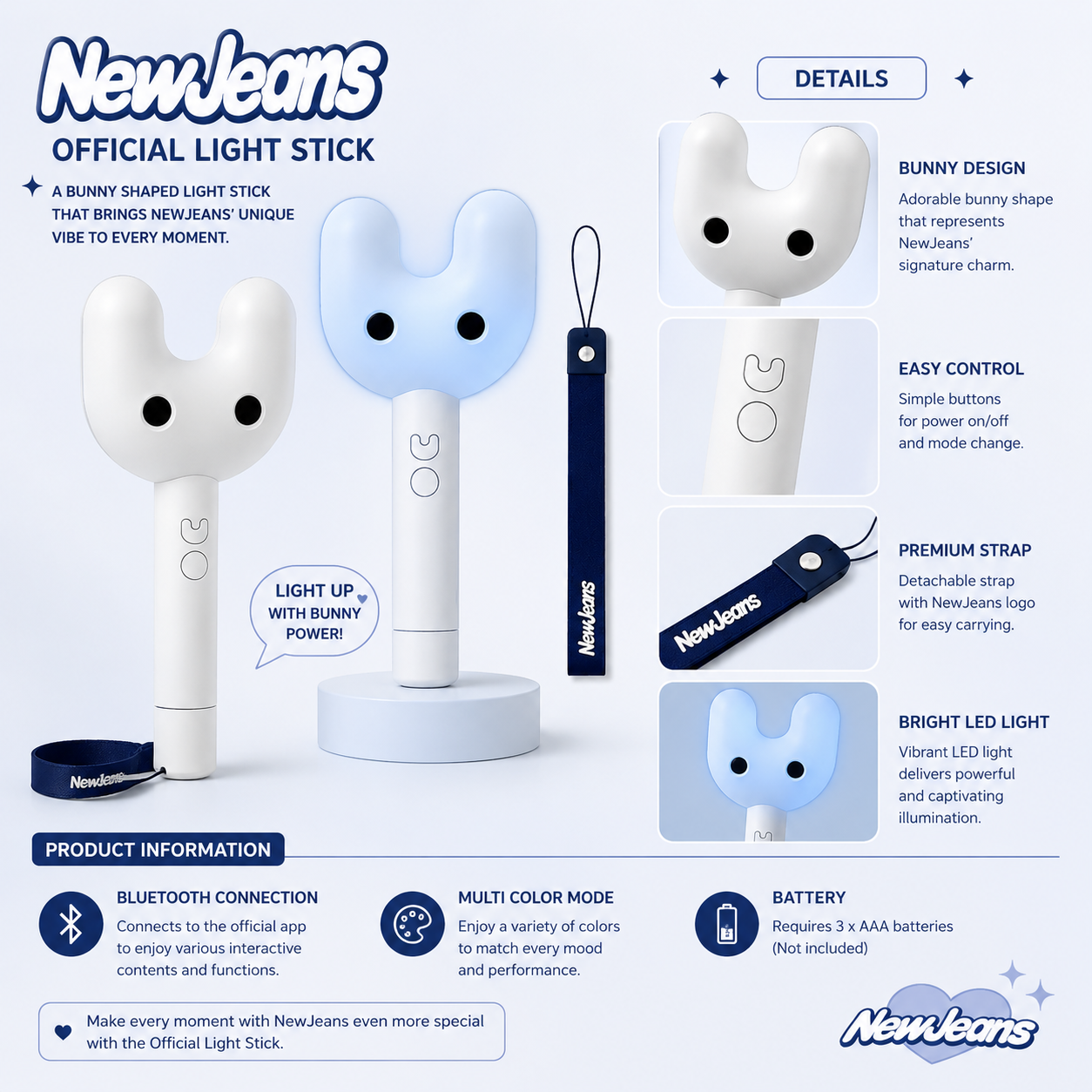 Stray Kids Official Light Stick Ver.2, K-Pop Concert Fan Light Stick Collectible Merchandise