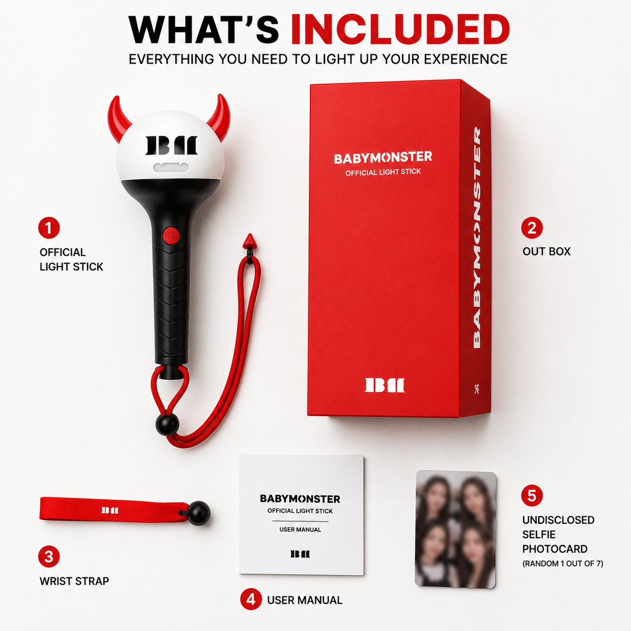 Stray Kids Official Light Stick Ver.2, K-Pop Concert Fan Light Stick Collectible Merchandise