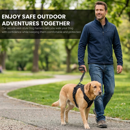 Adjustable No Pull Tactical Dog Harness