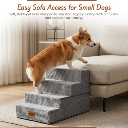 Foldable Foam Dog Stairs Ramp