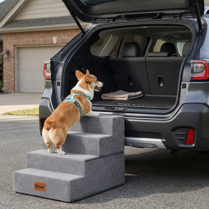Foldable Foam Dog Stairs Ramp