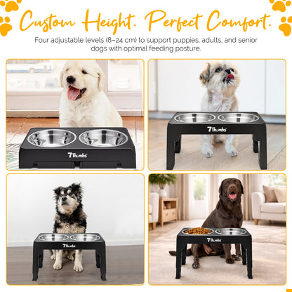 Adjustable Dog Bowl Stand