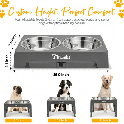 Adjustable Dog Bowl Stand