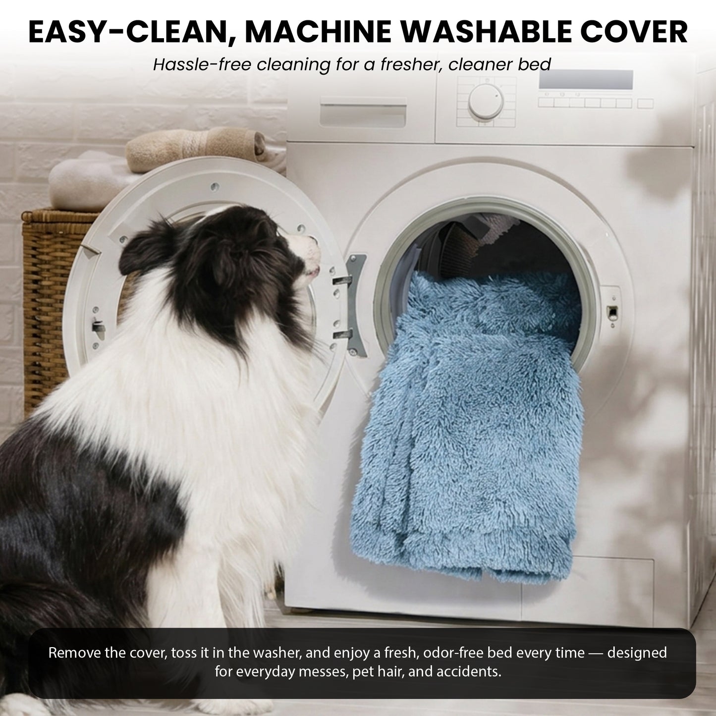 3-in-1 Folding Human Dog Bed with Orthopedic Foam