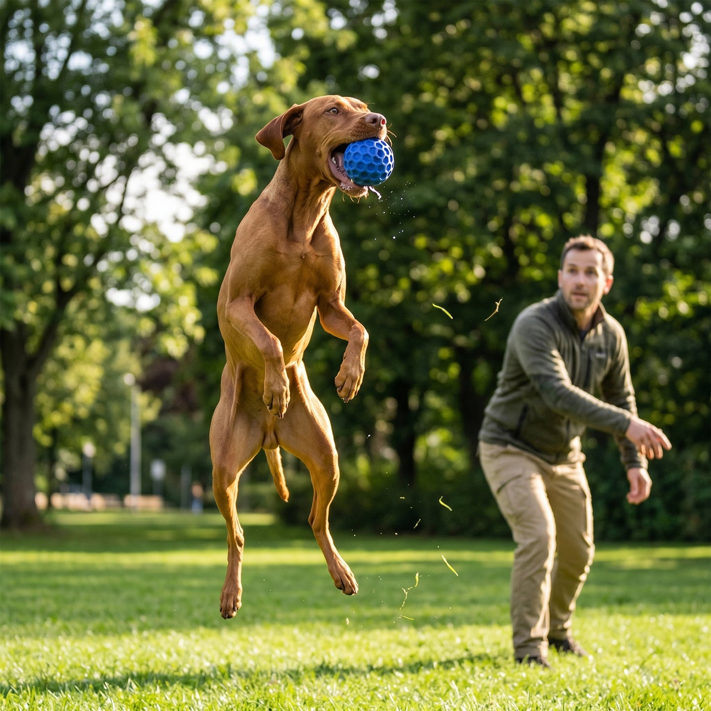 Indestructible Squeaky Dog Ball