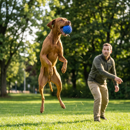 Indestructible Squeaky Dog Ball