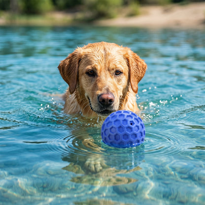 Indestructible Squeaky Dog Ball