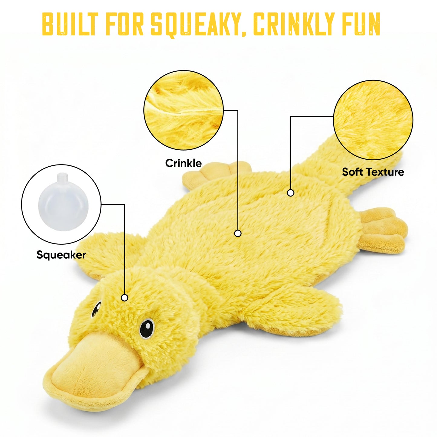 Interactive Squeaky Dog Chew