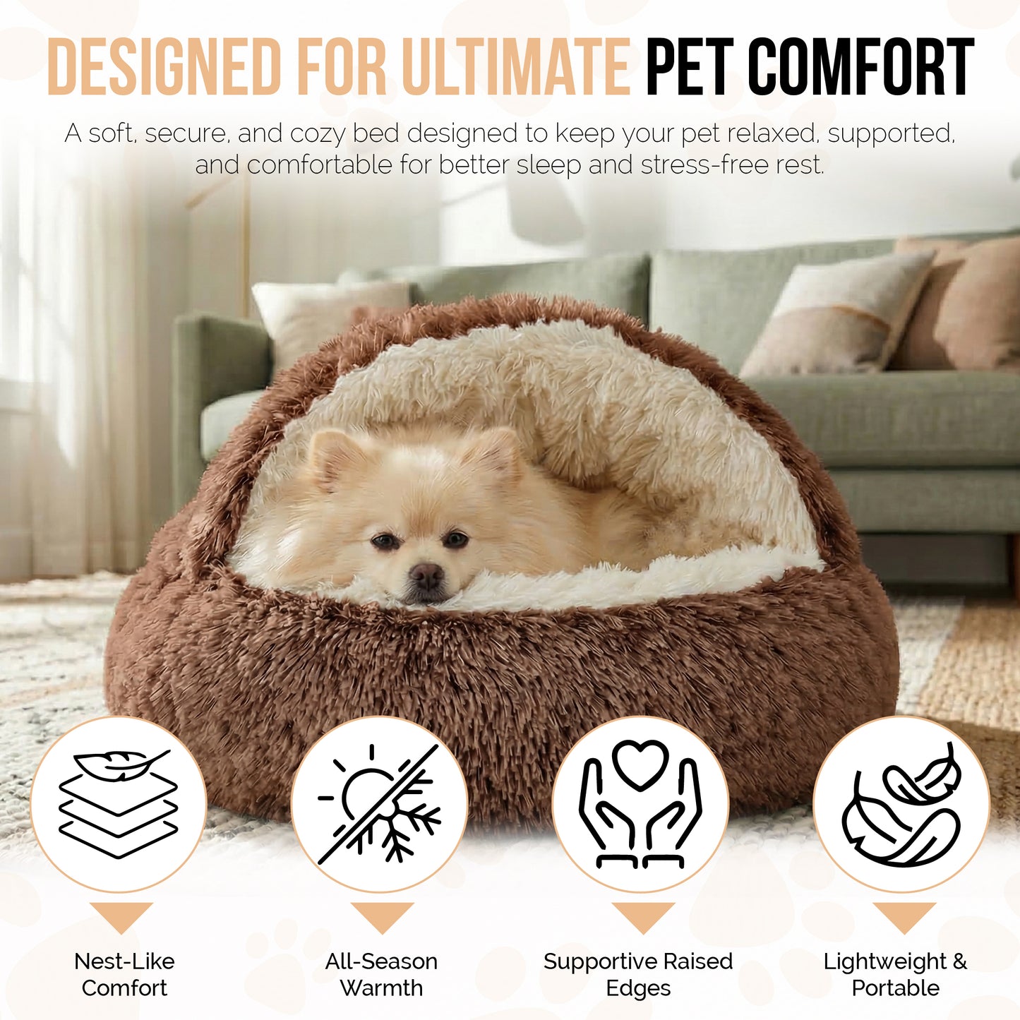 Cave Dog Bed