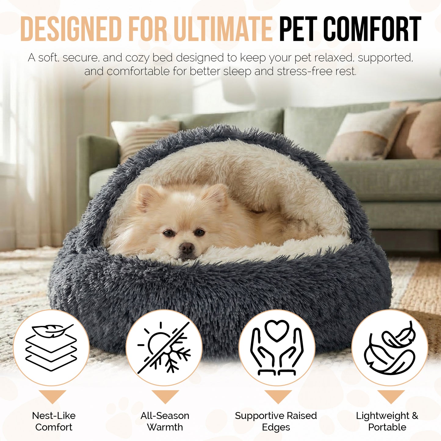 Cave Dog Bed