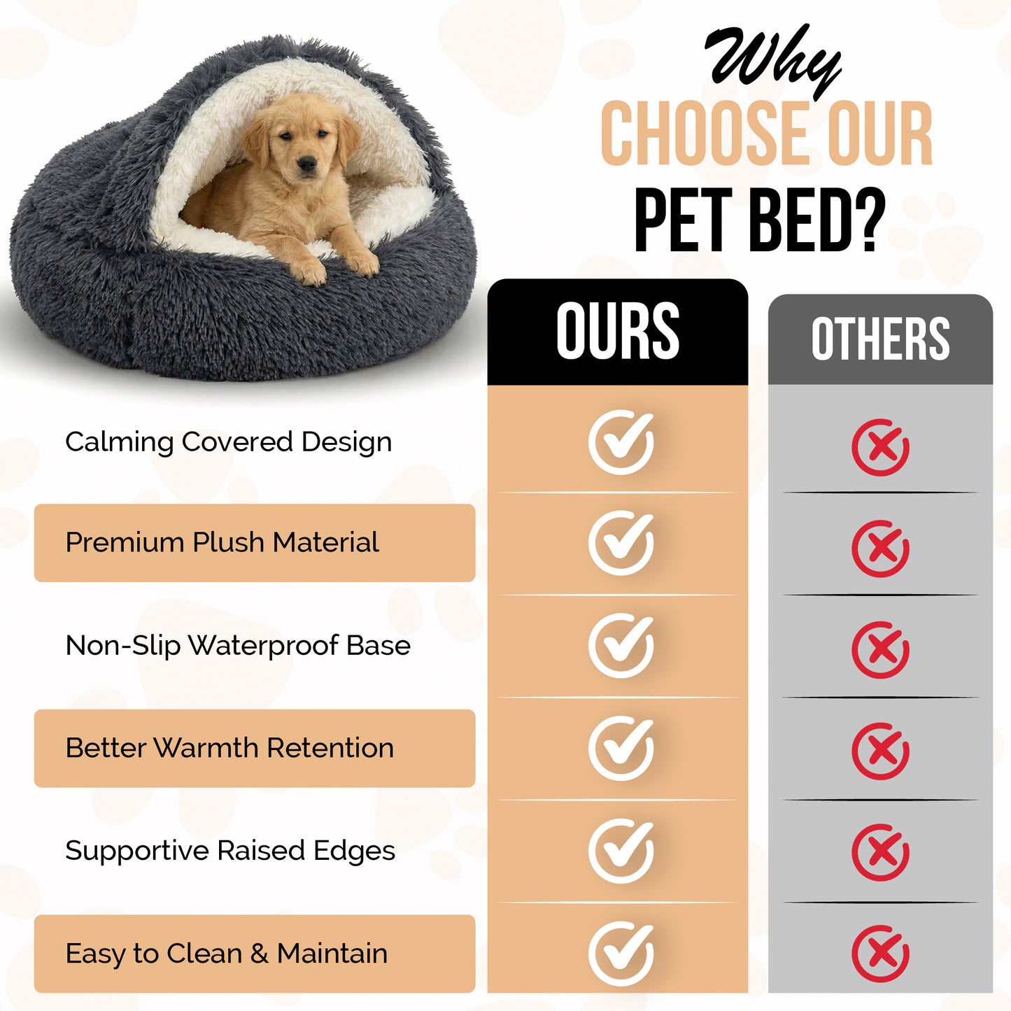 Cave Dog Bed