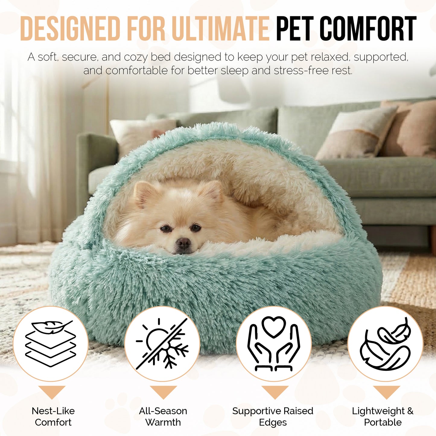 Cave Dog Bed