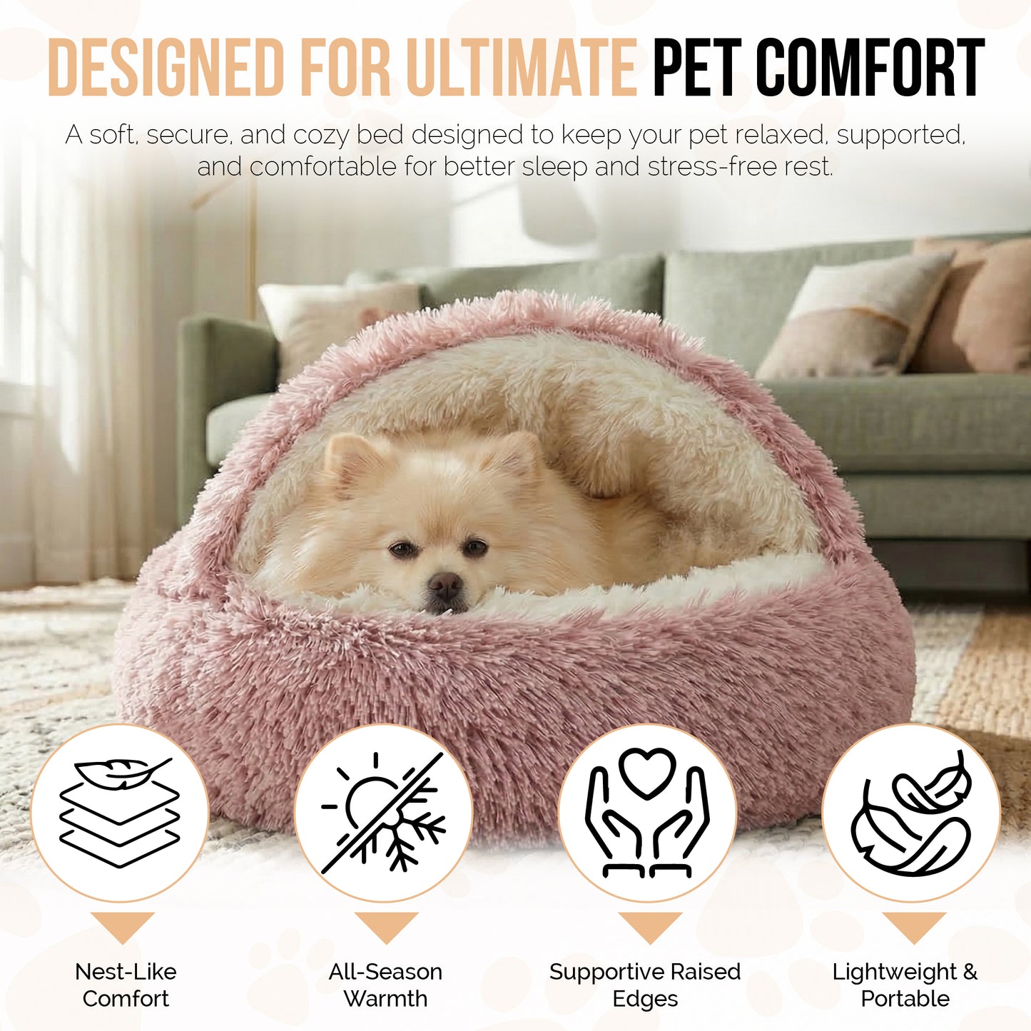 Cave Dog Bed