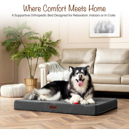 Orthopedic Egg Crate Dog Bed