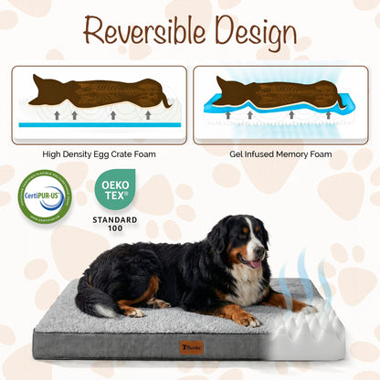 Orthopedic Egg Crate Dog Bed