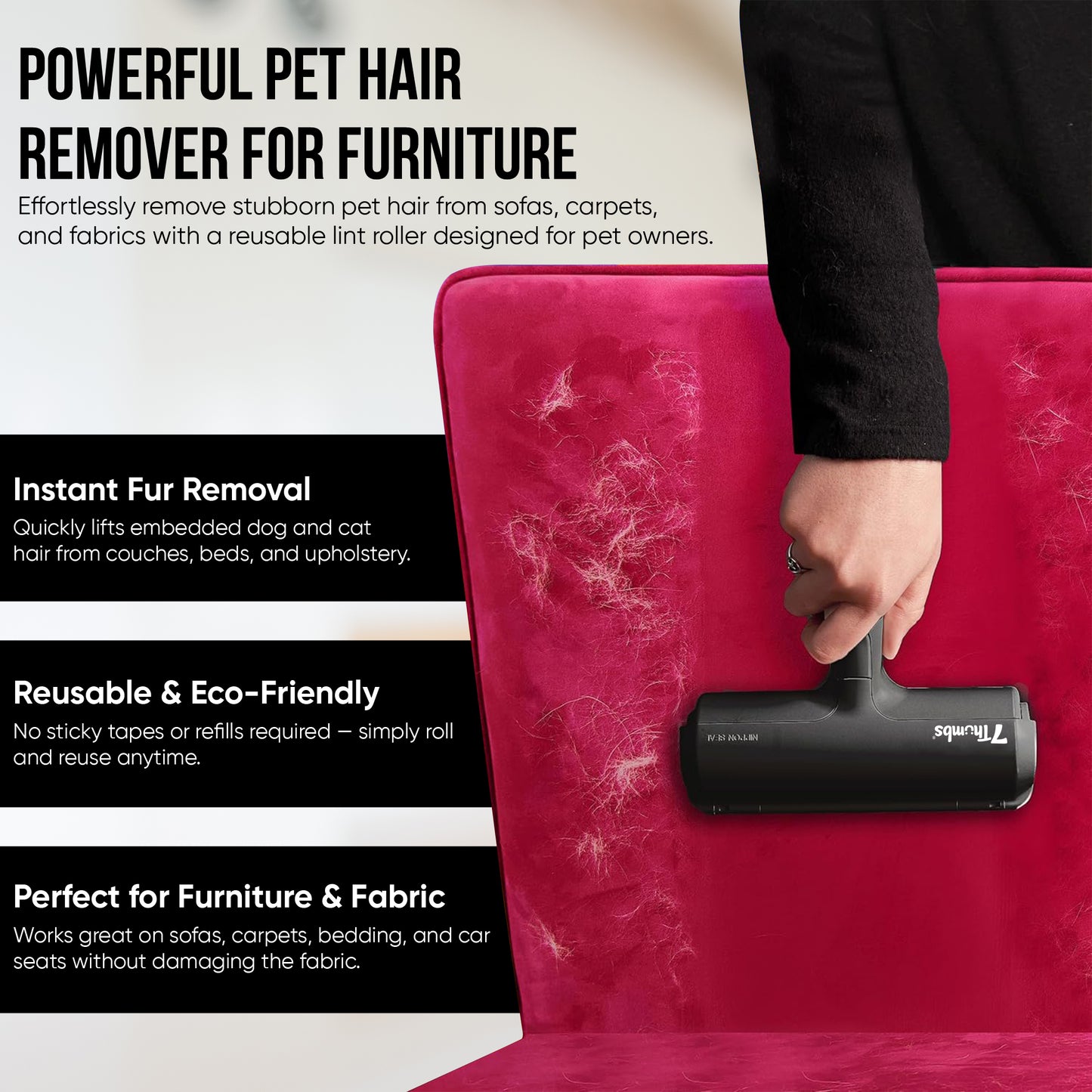 Reusable Pet Hair Remover Roller