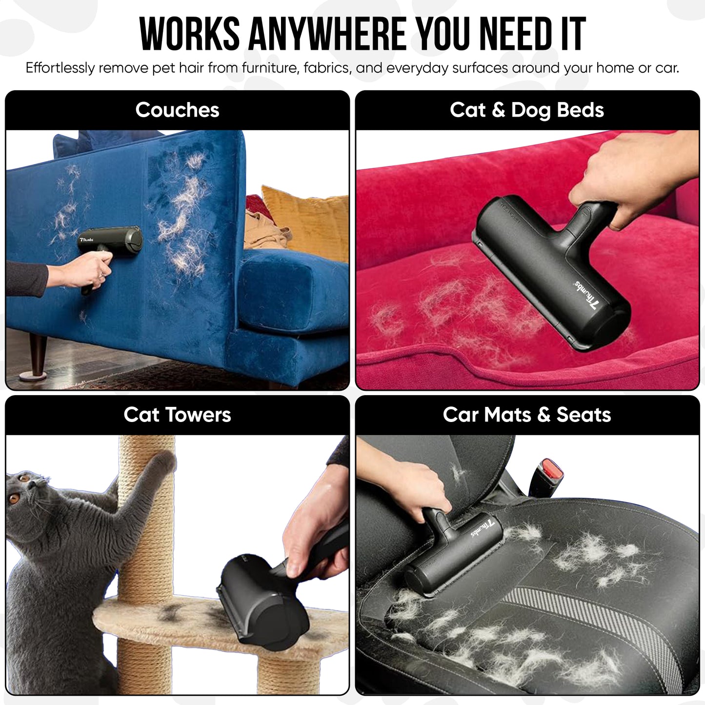 Reusable Pet Hair Remover Roller