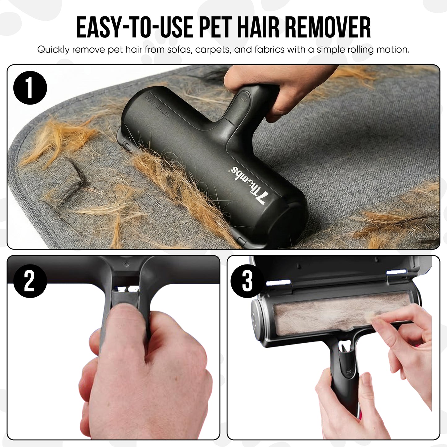 Reusable Pet Hair Remover Roller