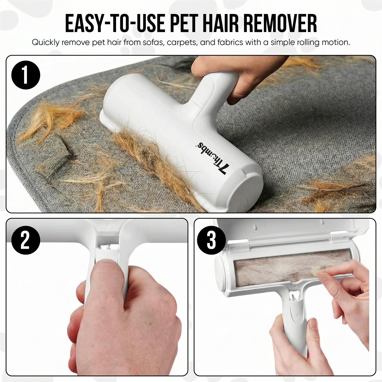Reusable Pet Hair Remover Roller