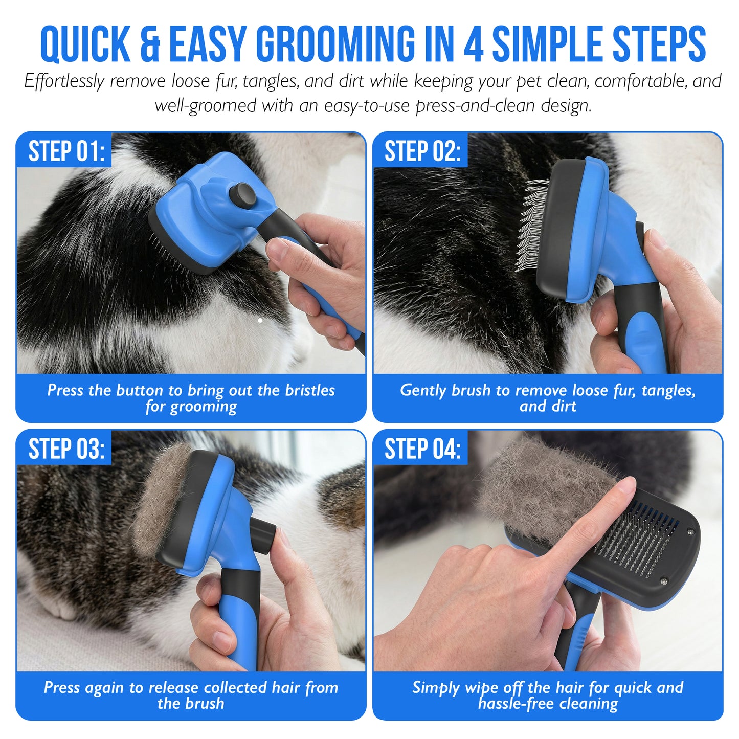 Self Cleaning Slicker Brush