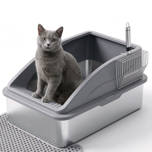 Extra Large Stainless Steel Litter Box